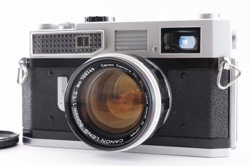 Canon Model 7 フィルムレンジファインダーカメラと50mm f/1.4レンズ