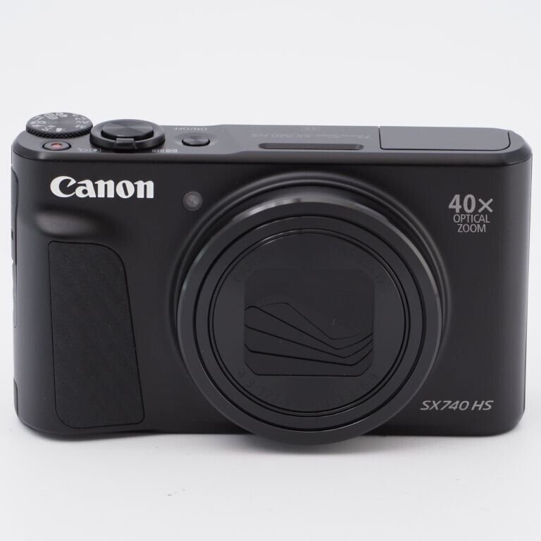 Canon PowerShot SX740 HS ブラック 外観写真