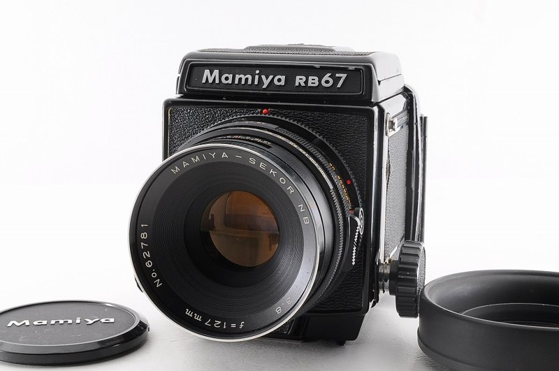 Mamiya RB67 中判フィルムカメラとMamiya-Sekorレンズの外観